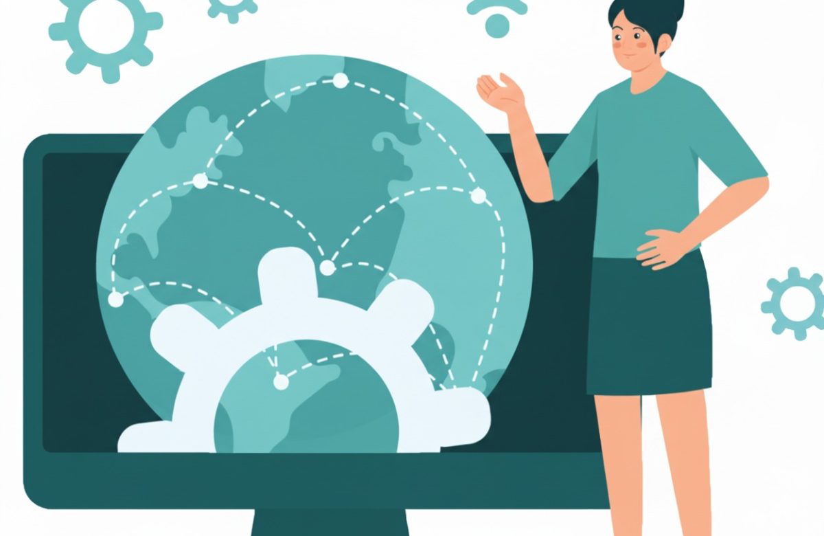 Ongoing WordPress maintenance, security updates, and support services illustration