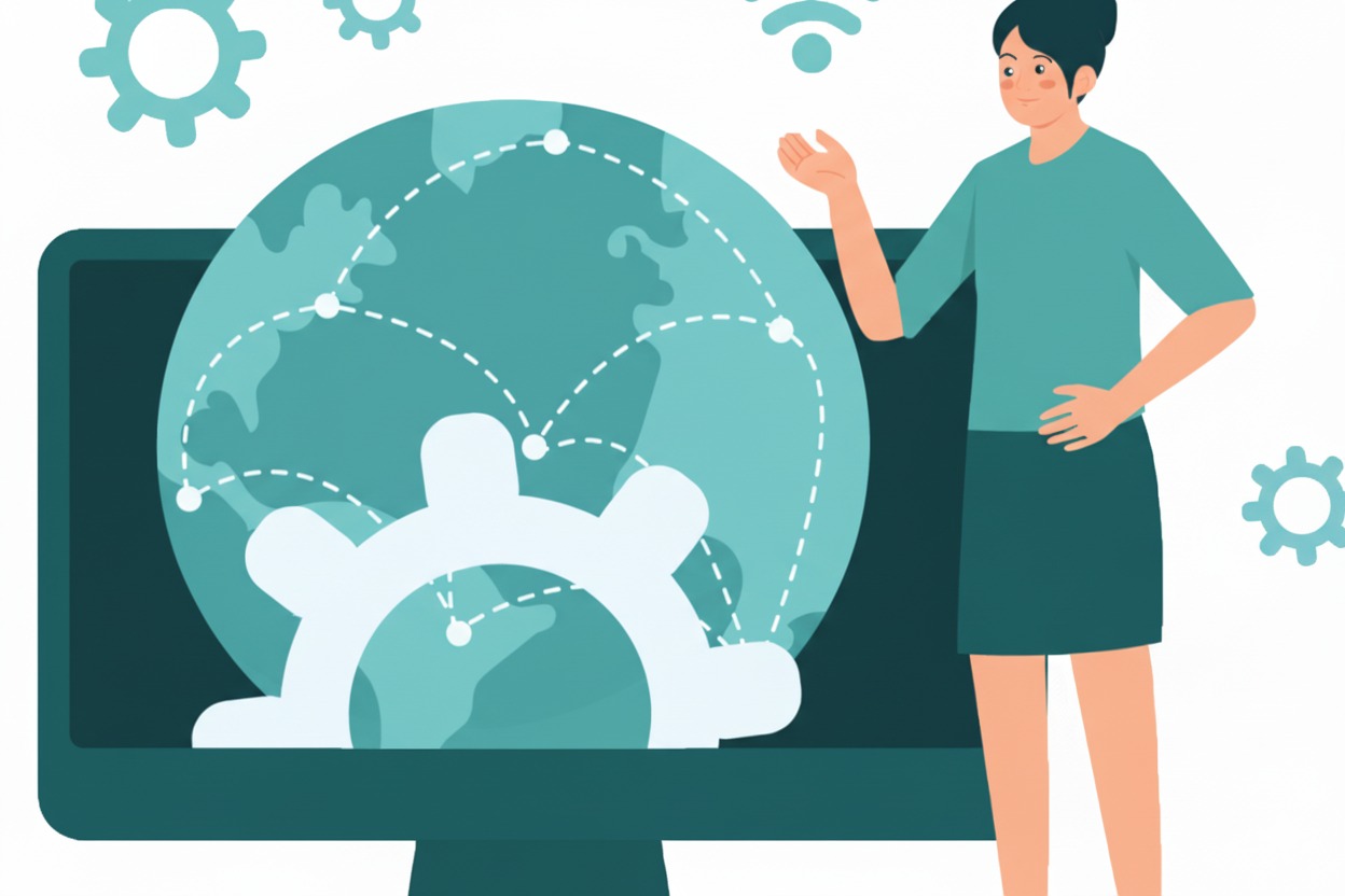 Ongoing WordPress maintenance, security updates, and support services illustration